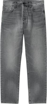 Carhartt Work in Progress Straight Jeans - Heren - Regular Fit Jeans - Grijs - W31 - Denim - Jeans