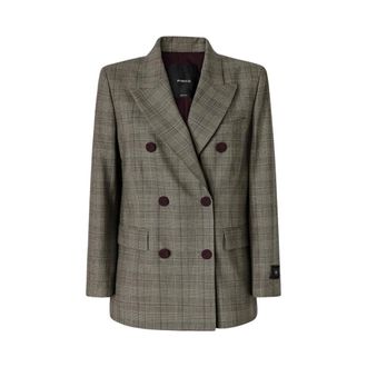 Pinko Blazer New Guinea Check - Jackets - Mujer - Multicolor - 2XS