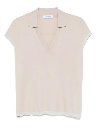 Gran Sasso fine-knit vest - Neutrals