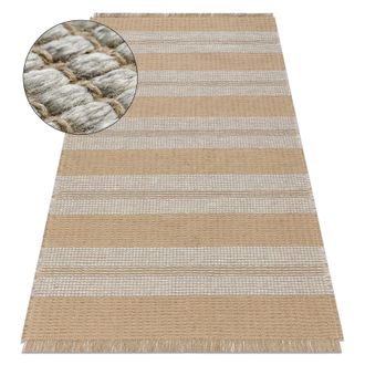 RugsX RugsX Jute Rug in Beige | Size: 200 cm x 290 cm