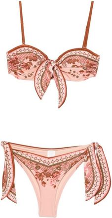 Zimmermann Pink Paisley Swimwear