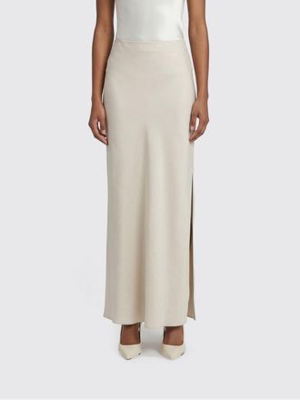 Brunello Cucinelli Gonna lunga Brunello Cucinelli in lino con spacchi