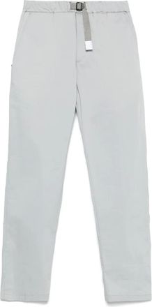 White Sand belted chino trousers - men - Cotton/Polyamide/Elastane - 48 - Grey