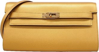 Herm&egrave;s Gold Chain/Shoulder Wallet (Pre-Owned)