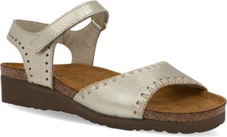 Naot Luna Sandal in Gold Radiant Leather at Nordstrom, Size 10Us