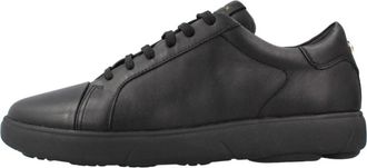 Geox Nebula 2.0 C - Dames - Sneakers - Zwart - 37 EU - Leer - Schoenen