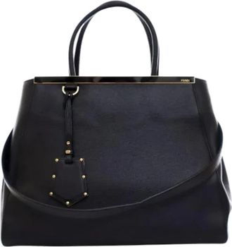 Fendi Pre-owned Leather fendi-bags - Dames - Vintage Handtas - Zwart - ONE Size - Leer - Vintage