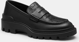 Coach Loafer In Signature Leather