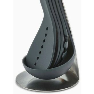 Joseph Joseph Nest Stainless-steel Utensil Set, Joseph Joseph, Set De Utensilios De Cocina, 5 Piezas, Dise&ntilde;o Compacto, Resistente Al Calor, Acero Inoxidable, Color 