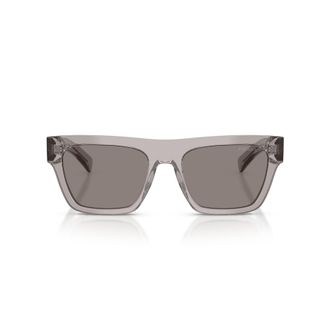 Prada Grey 0pr C03s Translucent Acetate Sunglasses