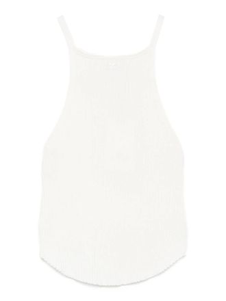 Courr&egrave;ges Circle Rib Knit Top