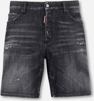 Dsquared2 Straight Denim Bermuda Shorts