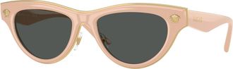 Versace Dark Grey Cat Eye Ladies Sunglasses VE2273 549487 52