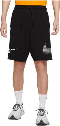 Nike Casual Sports Large Logo Printing Shorts Black DX6310-010
