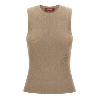 Max Mara Dames, Tops, Beige, Maat: L