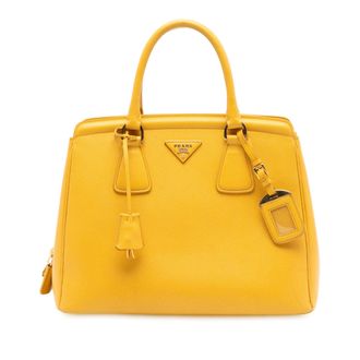 Prada Tweedehands Saffiano Lux Parabole Tote