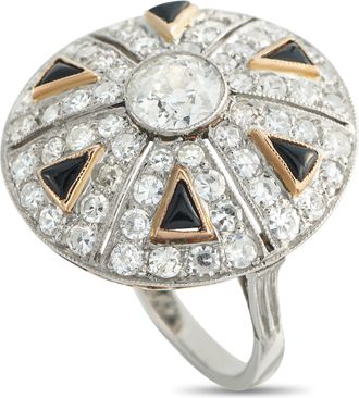 Luxury Bazaar Antique Platinum 1.75ct Diamond Ring MF27-050426
