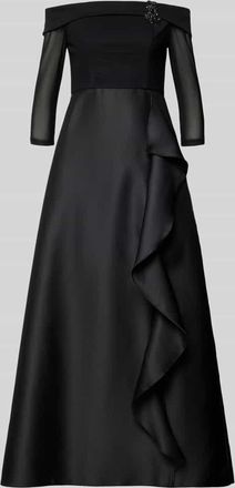 Adrianna Papell Abendkleid im Off-Shoulder-Look in Black, Gr&ouml;&szlig;e 36