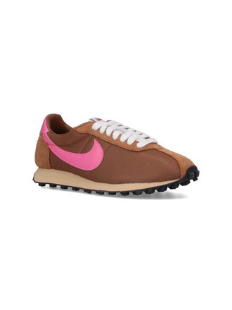 Nike Waffle-Sole Low-Top Sneakers - Brown