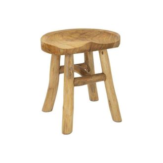 Mauro Ferretti Taburete de madera reciclada cm 40x32x42