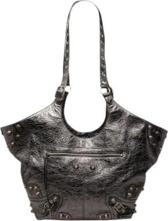 Balenciaga Pre-owned Le Cagole Carry All Tote Bag - Dames - Vintage Shopper - Zwart - ONE Size - Leer - Vintage