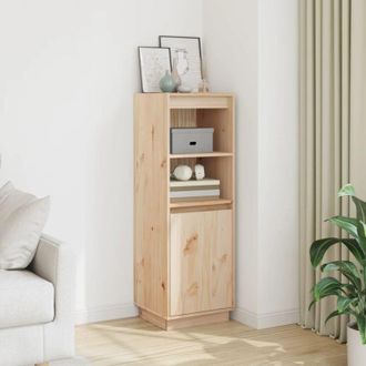 vidaXL vidaXL Credenza 37x34x110 cm in Legno Massello di Pino