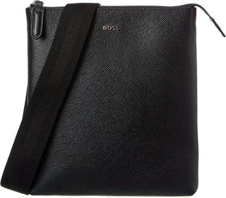 HUGO BOSS Moonstruck Leather Envelope Bag