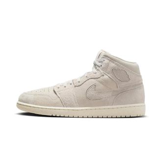 Nike Jordan Fitness, unisex, Beige, 47 1/2 EU, Leer, 1 Mid SE Craft Pale Ivory