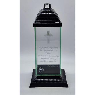OEM Farol Cuadrado Liso / Negro / Personalizado / Pap&aacute; / Grande / 1 Pieza