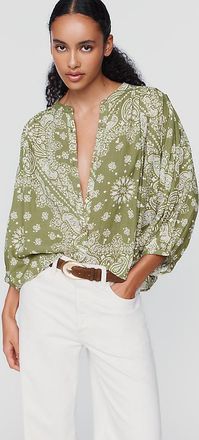 Pilcro Sidney 100% Cotton Batwing Blouse