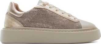 Ambitious Bozelady Low-Top Sneaker - Dames - Sneakers - Beige - 39 EU - Leer - Schoenen