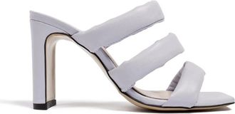 L37 Heeled Mules - Dames - Muiltjes - Paars - 39 EU - Leer - Schoenen