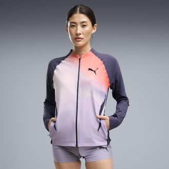 Puma Giacca da running con grafica Lightspeed ULTRAWEAVE da donna, Abbigliamento, Grigio, XXL