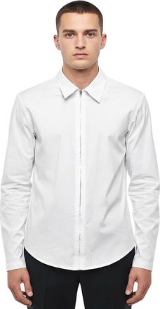 Diesel White Regular Solid Shirt