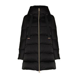Herno Zwarte Winterjassen - Dames - Jassen - Zwart - Maat: XL