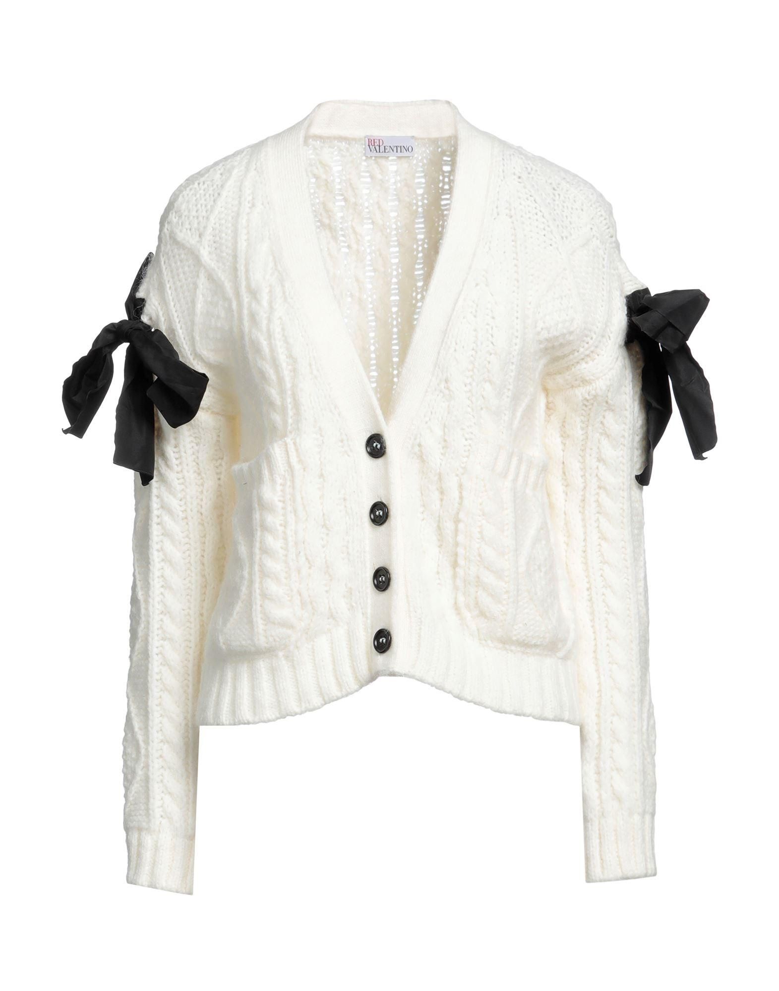 RED store Valentino Daisy Embellished Cardigan