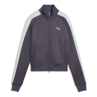 Puma (WMNS) PUMA T7 Short Track Jacket Inky Depths Creme De Mint 629796-56