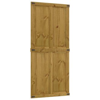 vidaXL Puerta Corrediza Corona Marr&oacute;n Miel 100 X 210 Cm Vidaxl
