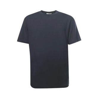 Jacob Cohen Tops, Heren, Blauw, XL, Wol, T-shirt met ronde hals