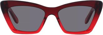 Ferragamo Grey Butterfly Ladies Sunglasses SF929SN 615 55