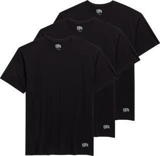 Billionaire Boys Club 3-Pack Stretch Cotton Knit T-Shirt in Black at Nordstrom Rack, Size Small