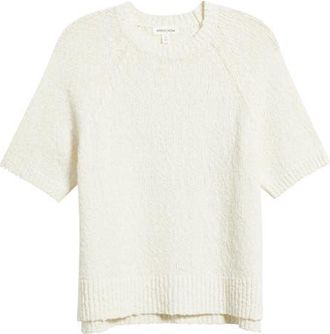 Nordstrom Raglan Sleeve Crewneck Sweater in Ivory Tofu at Nordstrom, Size Xx-Large