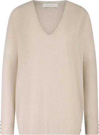 Nukus Nukus, Dames, Truien, Beige, Maat: 2XL