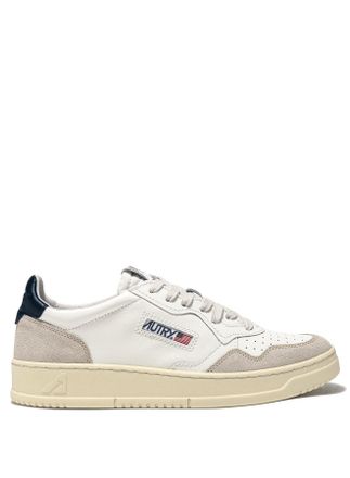 Autry Mens Low-Top Sneakers with Leather and Suede Accents