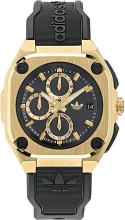 adidas City Tech Three Chrono Horloge - unisex - Horloges - Geel - ONE Size - Accessoires