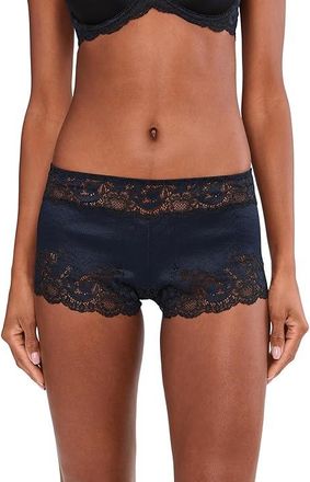 Wacoal Modern Affair Boyshort Panty Underwear Womens Underwear Night Sky Black : SM, Cotton/Nylon/Polyester