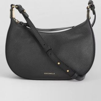 Coccinelle leather shoulder bag gold tone hardware