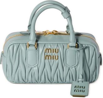 Miu Miu Borsa tote Arcadie matelassé - Verde