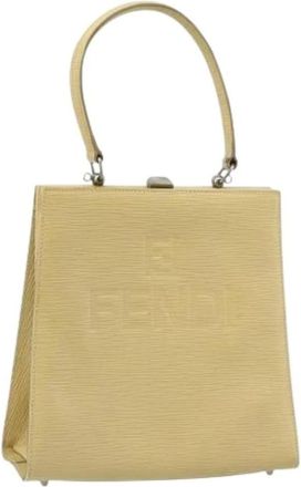 Fendi Pre-owned Handbags, female, Beige, Size: ONE SIZE Pre-owned Vintage Hand Bag