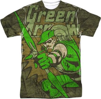 Gildan DC Comics Take Aim Short Sleeve Adult Poly Crew Tee / T-Shirt